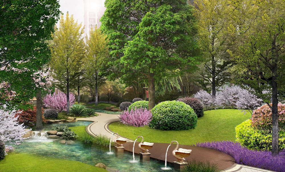 園林景觀(guān)設(shè)計(jì)植物搭配圖片2